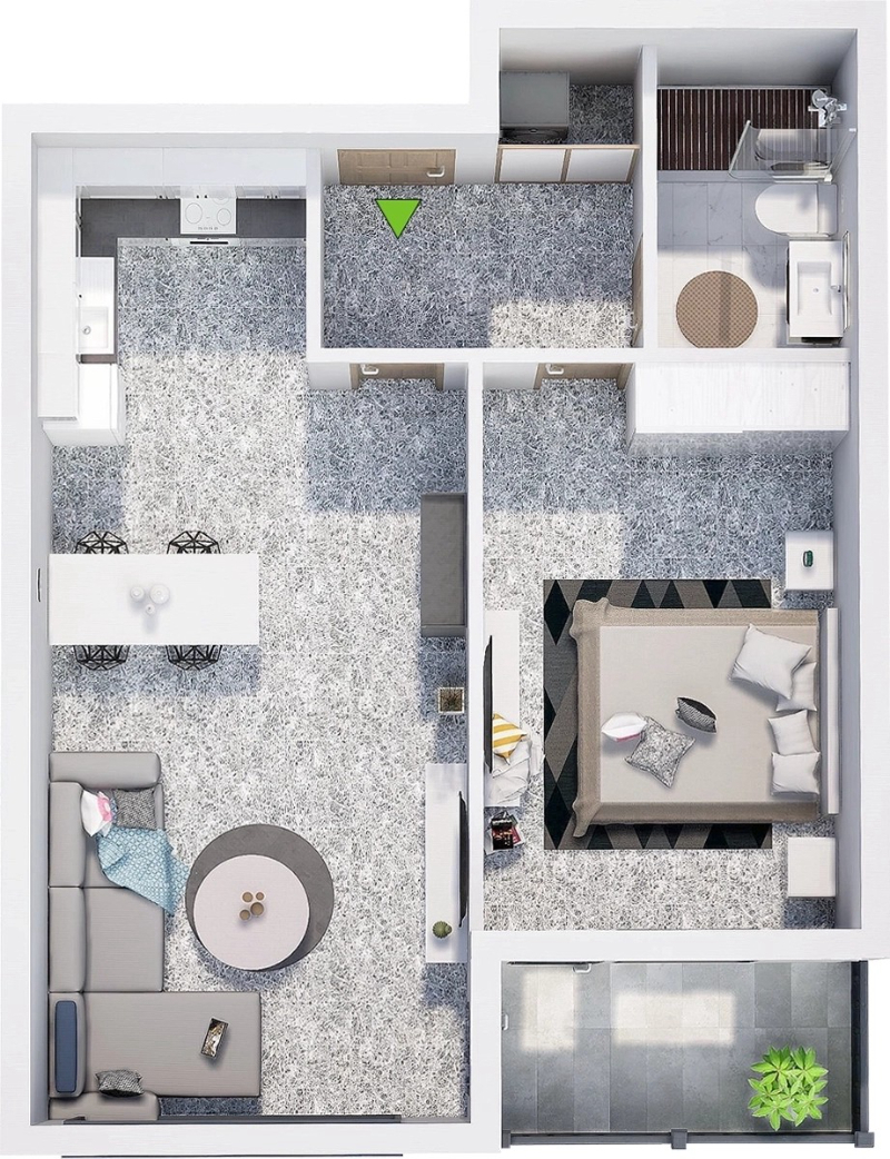 Продава  2-стаен град Пловдив , Христо Смирненски , 75 кв.м | 31104317 - изображение [5]