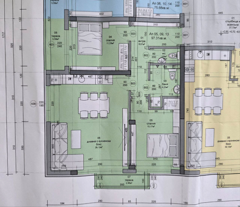 Продава  3-стаен град Сливен , Ново село , 97 кв.м | 87094739 - изображение [4]