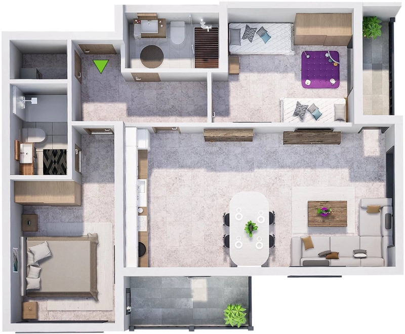 In vendita  2 camere da letto Plovdiv , Hristo Smirnenski , 111 mq | 27955241 - Immagine [4]