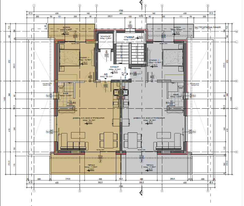 Te koop  2 slaapkamers Chaskovo , Tsjervena stena , 120 m² | 63476745 - afbeelding [3]